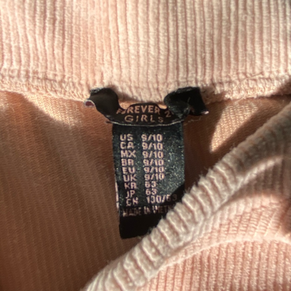 Corduroy pink skirt/ Forever 21 Girls - Picture 2 of 2